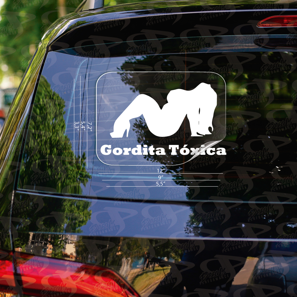 Gordita TÓxica Decals Performance 